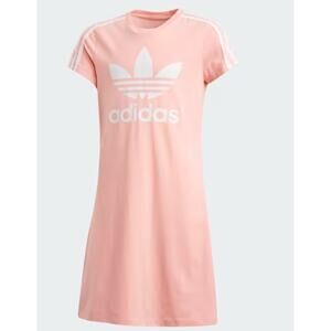 NWOT Adidas ADICOLOR Dress, Black Shirt Dress, Girls Sz 13-14 Color Coral